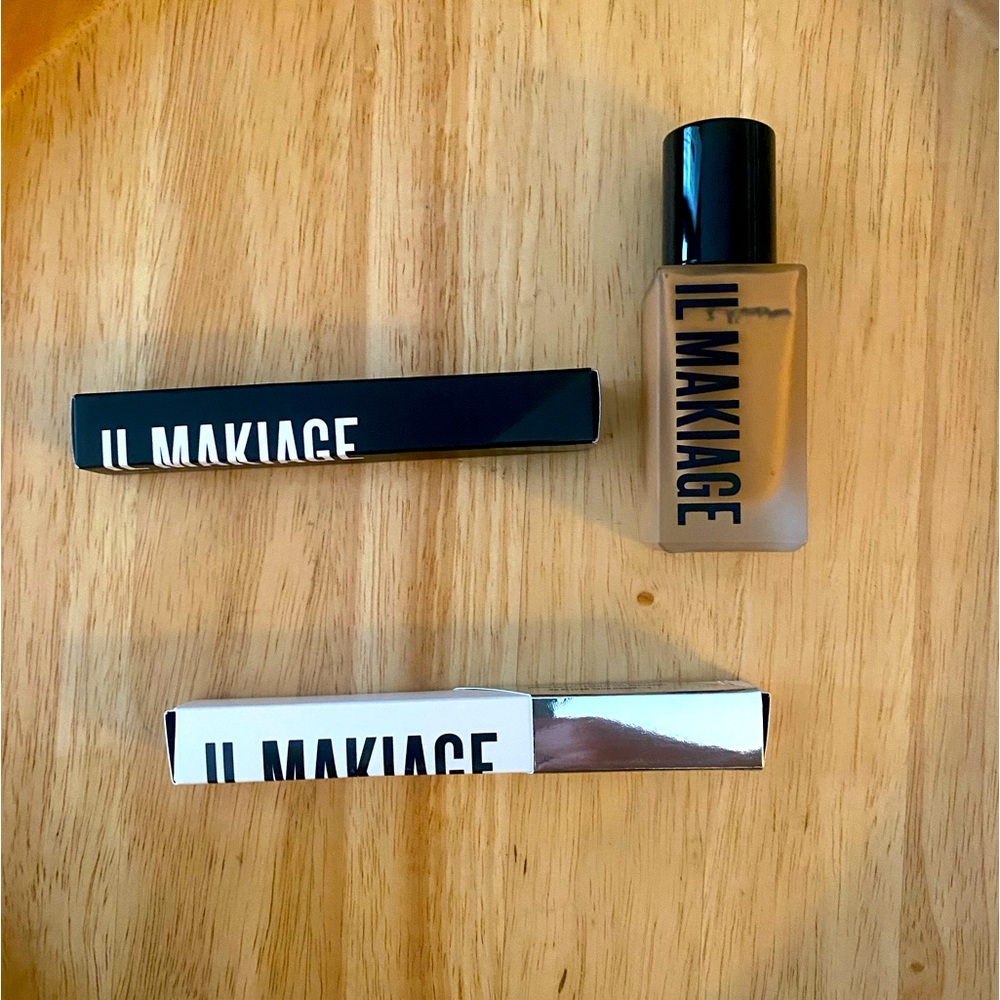 IL MAKIAGE - 3 Piece Set! 2 Black Eyeliners & Foundation (125)